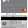 Editable Ecuador Produbanco mastercard Templates in PSD Format