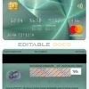 Editable Nicaragua Banco Lafise Bancentro bank mastercard Templates in PSD Format