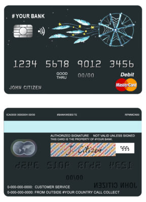 Editable awesome dreamcatcher universal multipurpose bank mastercard debit credit card Templates