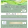 Editable belarusbank belarus visa card Templates in PSD Format