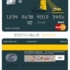 Editable bright lighthouse universal multipurpose bank mastercard debit credit card Templates in PSD Format