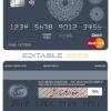 Editable mandala dream universal multipurpose bank mastercard debit credit card Templates in PSD Format