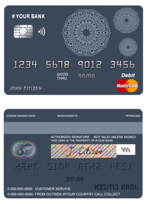Editable mandala dream universal multipurpose bank mastercard debit credit card Templates