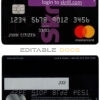 Editable skrill mastercard Templates in PSD Format