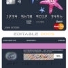 Editable tour star universal master card Templates in PSD Format
