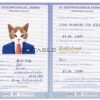 Equatorial Guinea cat Fake PSD Passport | Instant Download
