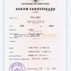 Authentic Eswatini Birth Certificate Template | Customize and Download Online