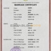 Ethiopia Marriage Certificate | Editable PSD Templates