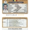Fake Republique Du Tchad Driver License Template | PSD Layer-Based