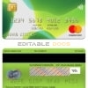 Fillable Japan Sumitomo Mitsui Banking Corporation (SMBC) bank mastercard Templates | Layer-Based PSD