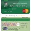 Fillable USA TD bank mastercard Templates | Layer-Based PSD