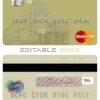 Fillable Ukraine Raiffeisen Bank mastercard Templates | Layer-Based PSD