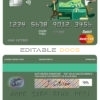 Fillable click money universal multipurpose bank mastercard debit credit card Templates | Layer-Based PSD