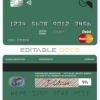 Fillable creations line universal multipurpose bank mastercard debit credit card Templates | Layer-Based PSD