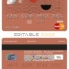 Fillable culture abstract universal multipurpose bank mastercard debit credit card Templates | Layer-Based PSD