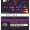 Fillable moonlight instrumental universal multipurpose bank mastercard debit credit card Templates | Layer-Based PSD