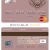 Fillable tigarara universal master card Templates | Layer-Based PSD