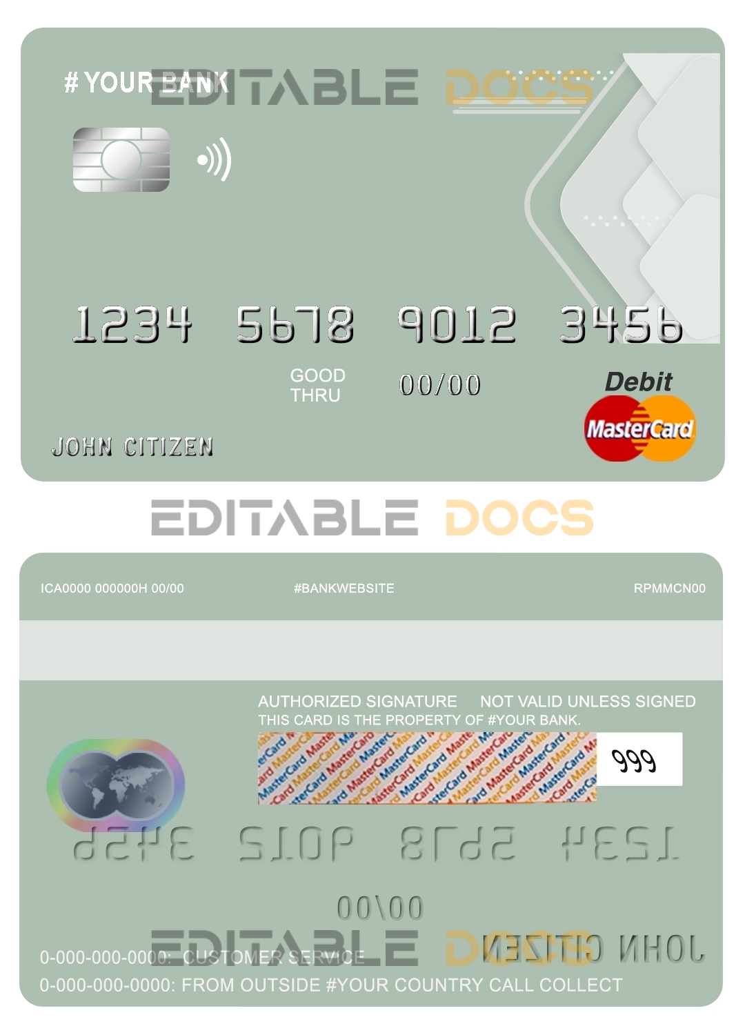 Fillable upgrade abstract universal master card Templates | Layer-Based PSD
