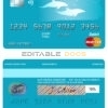 Fillable wander dolphins universal master card Templates | Layer-Based PSD