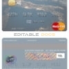 Fillable France Credit Mutuel Bank mastercard Templates | Layer-Based PSD