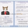 France cat Fake PSD Passport | Instant Download