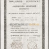 German Marriage Certificate | Editable PSD Templates