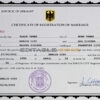 Germany Marriage Certificate | Editable PSD Templates