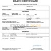 Fillable Germany Death PDF Templates | Blank Docs