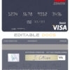 Fillable Ghana Zenith Bank of Ghana visa debit card Templates | Layer-Based PSD