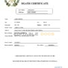 Fillable Guatemala Death PDF Templates | Blank Docs