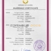Guniea Marriage Certificate | Editable PSD Templates