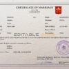 Holy See Marriage Certificate | Editable PSD Templates