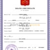 Customizable Holy See Death Certificate PSD Templates | Instant Download