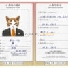 Hong Kong cat Fake PSD Passport | Instant Download