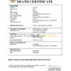Fillable Indonesia Death PDF Templates | Blank Docs