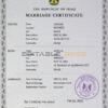 Iraq Marriage Certificate | Editable PDF Templates