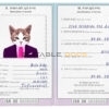 Israel cat Fake PSD Passport | Instant Download
