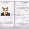 Jordan cat Fake PSD Passport | Instant Download