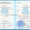 Authentic Kazakhstan Birth Certificate Template | Customize and Download Online