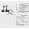 Kazakhstan cat Fake PSD Passport | Instant Download