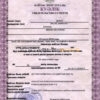 Customizable Kazakhstan Death Certificate PSD Templates | Instant Download