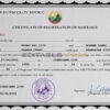 Laos Marriage Certificate | Editable PDF Templates