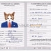 Malta cat Fake PSD Passport | Instant Download