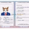 Marshall Islands cat Fake PSD Passport | Instant Download