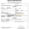 Fillable New Zealand Death PDF Templates | Blank Docs