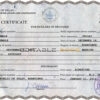 Customizable Palau Death Certificate PSD Templates | Instant Download