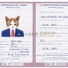 Panama cat Fake PSD Passport | Instant Download