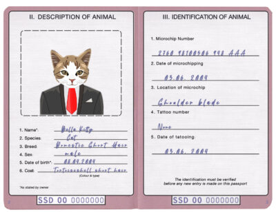 South Sudan cat Fake PSD Passport | Instant Download