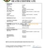 Fillable Thailand Death PDF Templates | Blank Docs