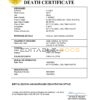 Fillable Timor-Leste Death PDF Templates | Blank Docs